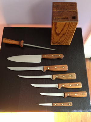 Vintage Set of 4 Chicago Cutlery 103S Steak Knives Made in USA for sale  online